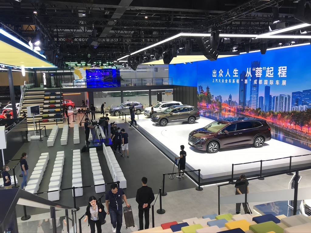 2020 SAIC Volkswagen Booth Chengdu Motor Show
